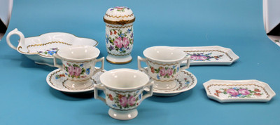 Antique Hand Painted Limoges Table Set