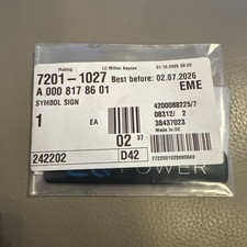 Genuine New MERCEDES EQ POWER WING BADGE Side Emblem For GLC 35e 2018+ 
