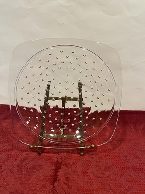 Nachtmann Salad Plate Bubble Pearl Motif,  Set Of 3 Dinnerware