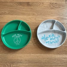 Bella Tunno Suction Plates 2 Great Condition 