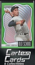 Sandy Koufax 2021 Panini Prizm #OS-7 Old School Lime Green Prizm Dodgers 85/125