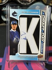 Jonathan Lekkerimaki 2025-26 SP Game Used Draft Day Marks Auto /35 #DDM-JL