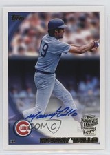 2022 Topps Archives 2010 Fan Favorites Auto Manny Trillo #10FF-MT Auto 3vl