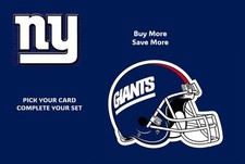 New York Giants Football Cards You Pick Base, Inserts, Parallels, RC, HOF