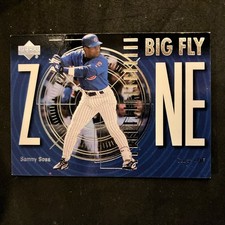 2002 Upper Deck #Z4 Sammy Sosa Big Fly Zone MLB Chicago Cubs