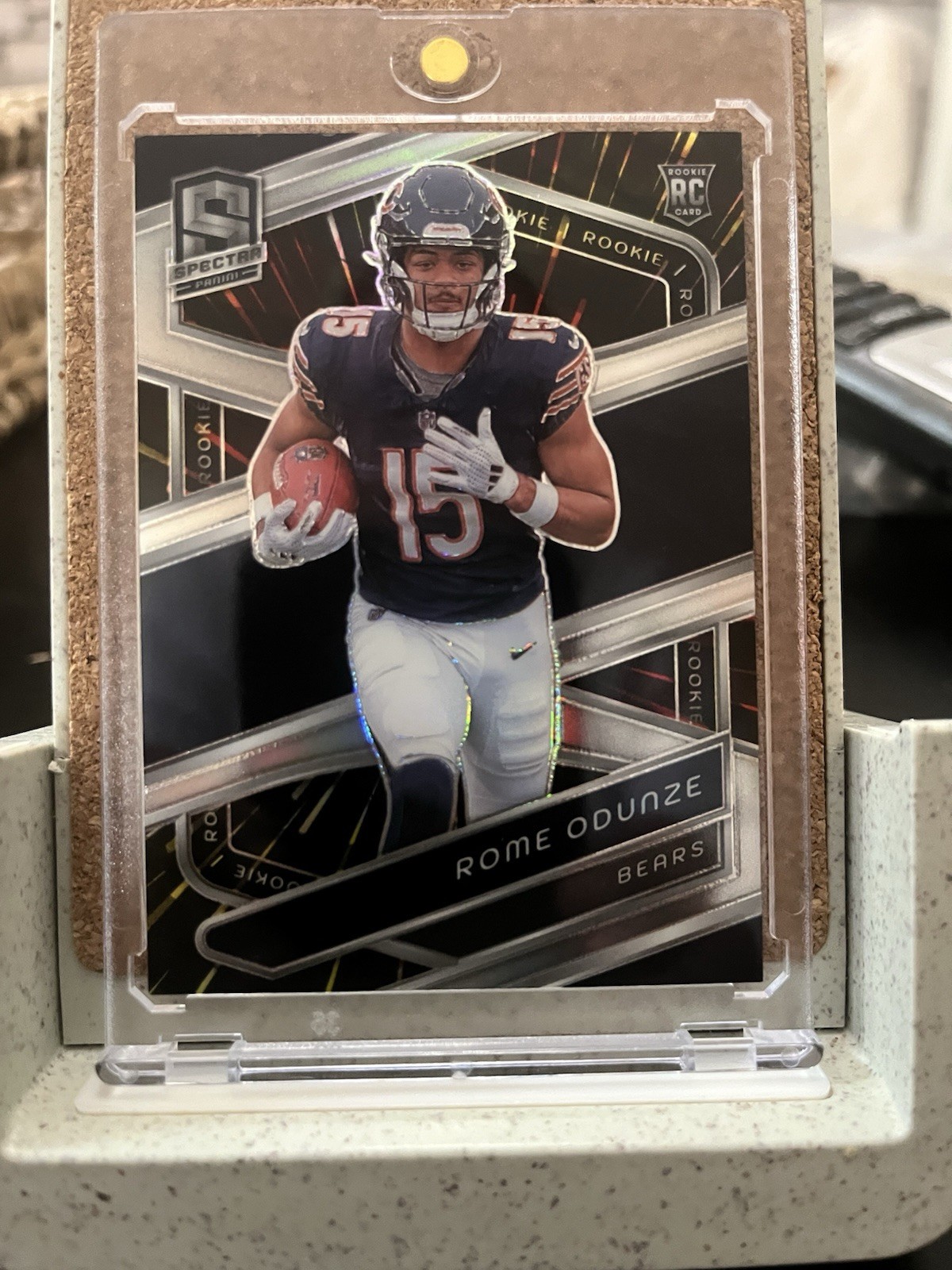 2024 Panini Spectra - Rookies Rome Odunze #120 Hyper Prizm /75 (RC) Bears