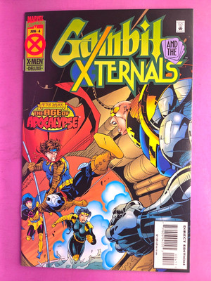 GAMBIT AND THE XTERNALS AGE OF APOCALYPSE  #4  VF/NM  1995    B&B COMBINE SHIP