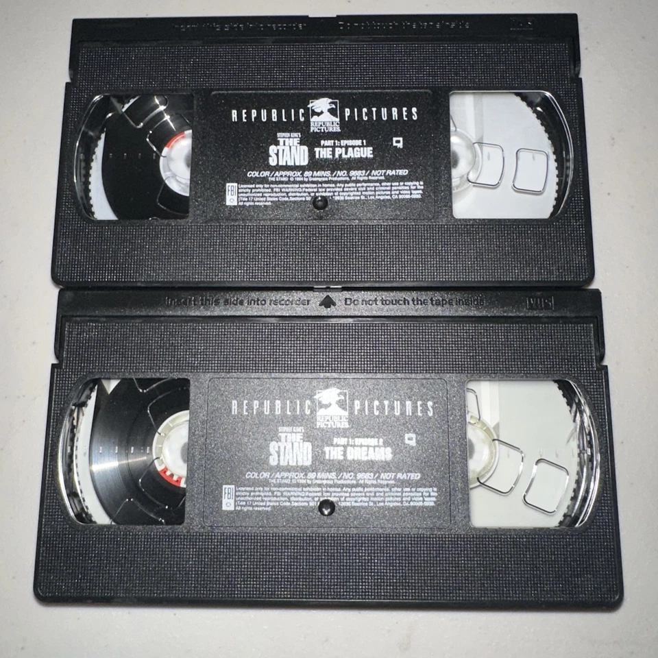 The Stand, Stephen King VHS (1994) 4 tapes, Box set - Image 4 of 4