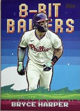 2025 Topps Series 1 Celebration 8-Bit Ballers #8B-5 Bryce Harper Phillies SSP
