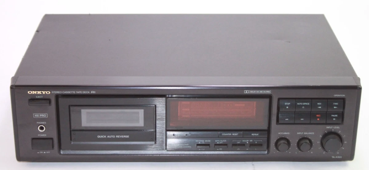 Onkyo Cassette Player & Recorder Home Audio Cassette Tape Decks
