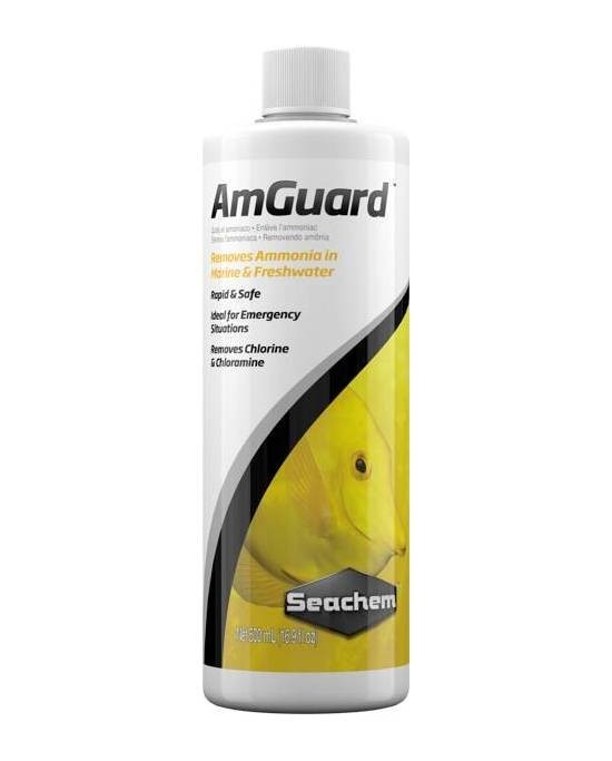 Seachem AmGuard 500mL neutralisant d'ammoniac pour aquarium