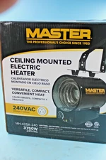 MASTER 240V CEILING MOUNTED ELECTRIC HEATER 12800 BTU