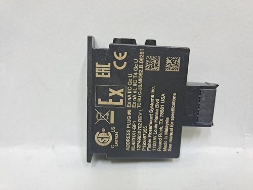 Fisher Rosemount KL4501X1-BF1 12P4983X702 Rev L ADDRESS PLUG 6 New - Picture 2 of 5
