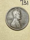 1913-S LINCOLN WHEAT CENT, low mintage date, "FINE" condition #731