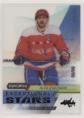 2020-21 Upper Deck Synergy Exceptional Stars Black 8/99 Alex Ovechkin #ES-15 hj3
