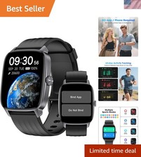 Pedometer Watch Senior Friendly No App/Phone Required, Waterproof Fitness Tra...