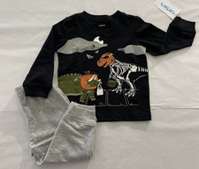 Carter's DINOSAURS T-Shirt  Jogger Pant Set 2T New