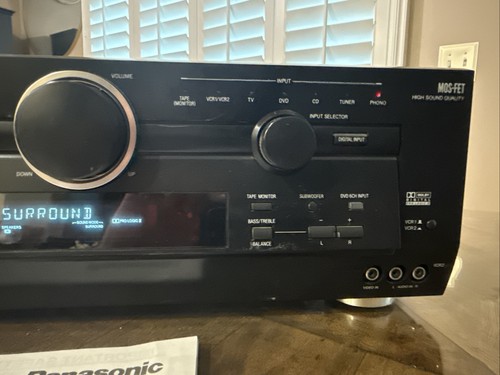 PANASONIC SA-HE100 Home Theater Receiver 6.1 Channel MOS-FET - Tested & Working - Picture 12 of 13