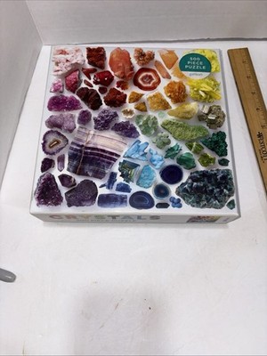 NEW MESMERIZING Rainbow Crystals 500 Piece Puzzle