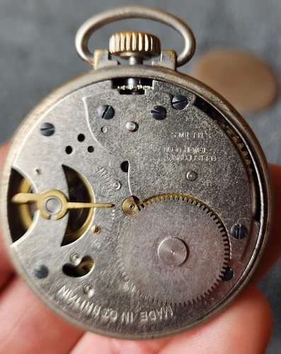 Raro Reloj Bolsillo Al Horen Años 60 Ingersoll Mickey Mouse De Colección Disney Antiguo  - Imagen 15 de 17