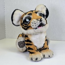 FurReal The Playful Tiger "Roarin' Tyler" 12" Plush Interactive Hasbro WORKS