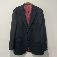 Suit Supply La Spalla Sport Coat Jacket Size 44 R Dark Gray Wool Angelico Italy