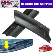 1Pair Black Wiper Scuttle Panel Trim Cover Fit For Fiat 500 Abarth 500 735452712