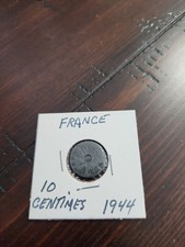 1944 France 10 Centimes Coin