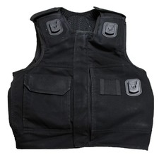 Aegis Stab Vest Body Armour Bullet Proof Black Overt Kids Grade A