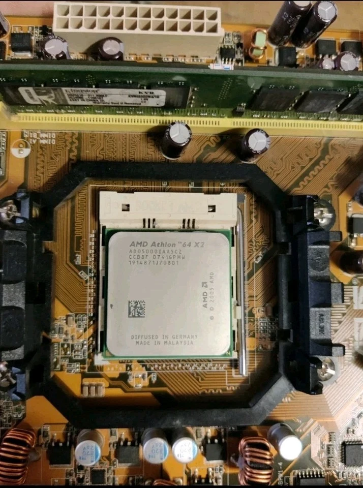 Asus M2N-MX SE PLUS + CPU Amd Athlon 64 X2 + RAM DDR2 motherboard Socket AM2✅ - Immagine 3 di 4