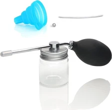 Diatomaceous Earth Food Grade Bulb Duster, Powder Duster, Powder Dispenser, H...