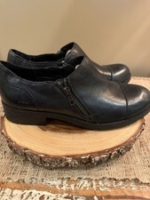 New Women's B.O.C., D'Orleans Low Heel clogs Zipper Booties Black Size 10M