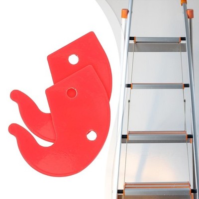 2x Ladder Hooks Easy Installation Compact Heavy Duty Sturdy Replace Parts