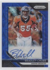 2018 Panini Prizm Rookie Blue Scope 21/75 Bradley Chubb #RA-BC Auto 1x9