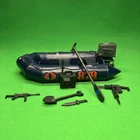 100% COMPLETE 1985 GI Joe ARAH Cobra NIGHT LANDING Raft Hasbro Vintage Vehicle