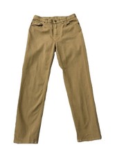 Vintage Lauren Jeans Co Ralph Lauren Women  s Khaki Straight Leg Pants Hong Kong