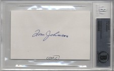 BAS Authenticated Tom Johnson BGS Authentic Auto 4f5