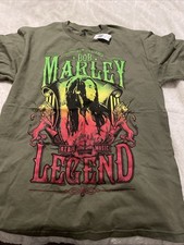Authentic Zion Rootswear Bob Marley Legend Graphic Shirt large New With Tags