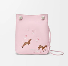 Loewe x Suna Fujita Deer Pebble Pouch Nappa C...