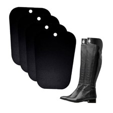 2 Pairs Reusable Boot Shaper Form Inserts and Holders for Men 10inch/27cm Black
