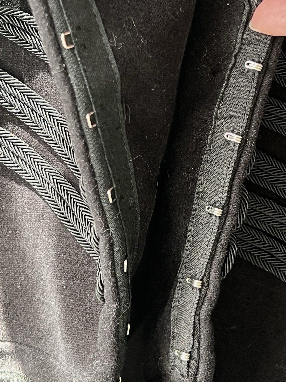 Zara Basic Collection Black Moleskin Military Jac… - image 17