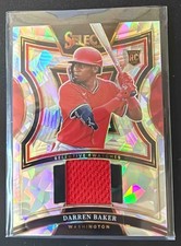 2025 Panini Select Darren Baker #SS-DB Selective Swatches MEM Nationals