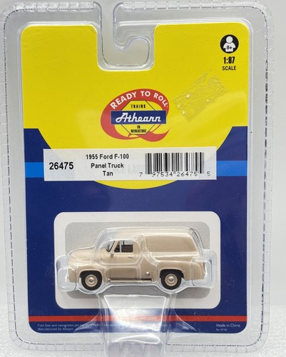 HO Athearn RTR 26475 1955 Ford F-100 Panel Truck Vehículo (bronceado) TOTALMENTE NUEVO | Condition: New