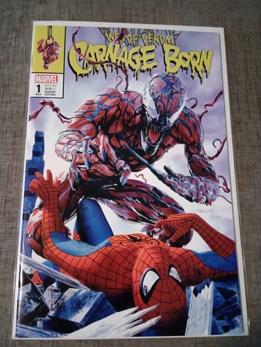 Web of Venom Carnage Born 1 Mike Mayhew Trade Dress Variant Marvel LTD 1000