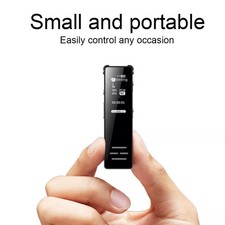 Mini Audio Recorder - HD Voice Activated Recorder with MP3 Playback 77x20mm