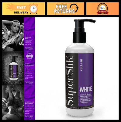 Creamy Thick Water-Based Personal Lubricant - 250mL - Long-Lasting, Non-Sticky