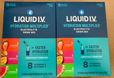 Liquid I.V. Hydration Multiplier 30 Sticks Variety Strawberry Watermeleon Passio
