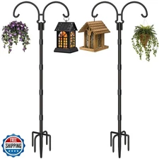 AnBaiMei Adjustable Double Shepherds Hooks for Outdoor with Sleev