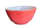 Vintage Pyrex Bowl 1 1/2 Qt 402 Primary Colors Red USA 1940s Unnumbered 40s