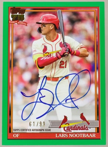 2026 Topps Series 1 Lars Nootbaar Red Foil (RAW)